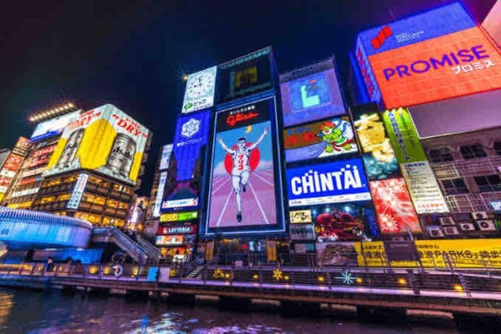 ー 8greige ー 2min Dotonbori Namba Kuromon Usj Wifi Unlimited Apartment